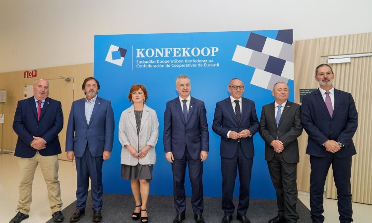 KONFEKOOP reivindica, en presencia del lehendakari, su participación en el Consejo de Administración de Lanbide