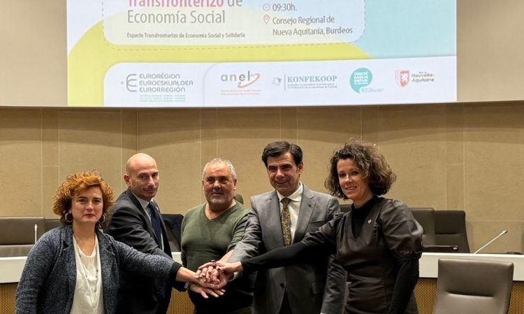 KONFEKOOP, ANEL y CBE du Seignanx impulsan el Partenariado Estratégico en Economía Social y Cooperativo para la Eurorregión Euskadi-Navarra-Nueva Aquitania