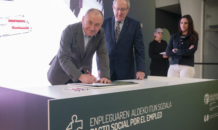 KONFEKOOP se suma al Pacto Social por el Empleo en Euskadi